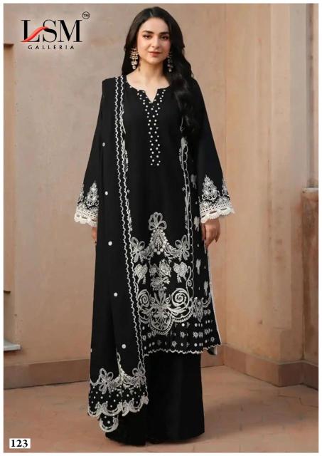 Lsm black & white vol-2 wholesale dress materials catalog